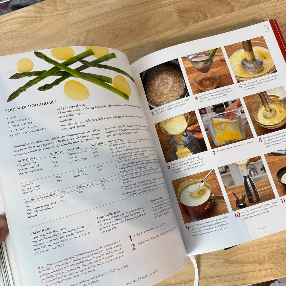 Modernist Cuisine at Home Hardcover Book White Illustrated Culinary Science